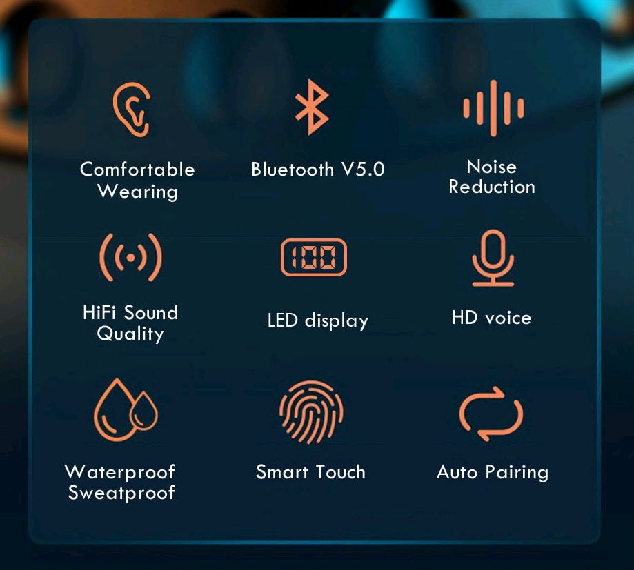 Hyropods Casque sans fil Bluetooth 5.0
