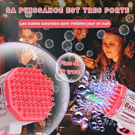 Bubbly Rocket - Pistolet à bulles