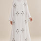 Abaya Éclat — Blanc