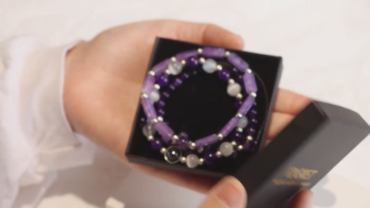 Ensemble de Bracelets en perles œil de tigre F/H