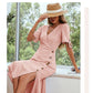 Robe été mi-longue à imprimé Floral