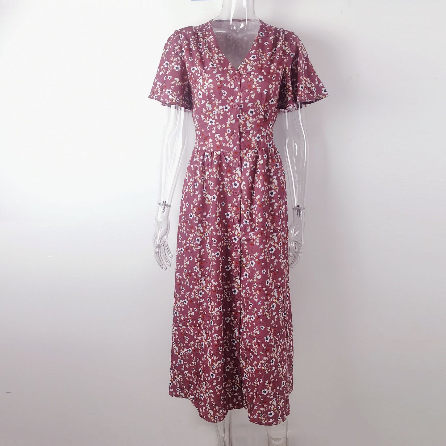 Robe femme été à lacets Style français