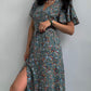 Robe femme été à lacets Style français