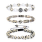Ensemble de Bracelets en perles œil de tigre F/H