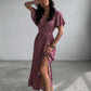 Robe femme été à lacets Style français