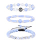 Ensemble de Bracelets en perles œil de tigre F/H