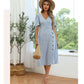 Robe été mi-longue à imprimé Floral