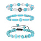 Ensemble de Bracelets en perles œil de tigre F/H