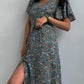 Robe femme été à lacets Style français