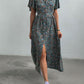 Robe femme été à lacets Style français