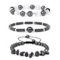 Ensemble de Bracelets en perles œil de tigre F/H