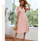 Robe été mi-longue à imprimé Floral