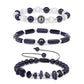 Ensemble de Bracelets en perles œil de tigre F/H