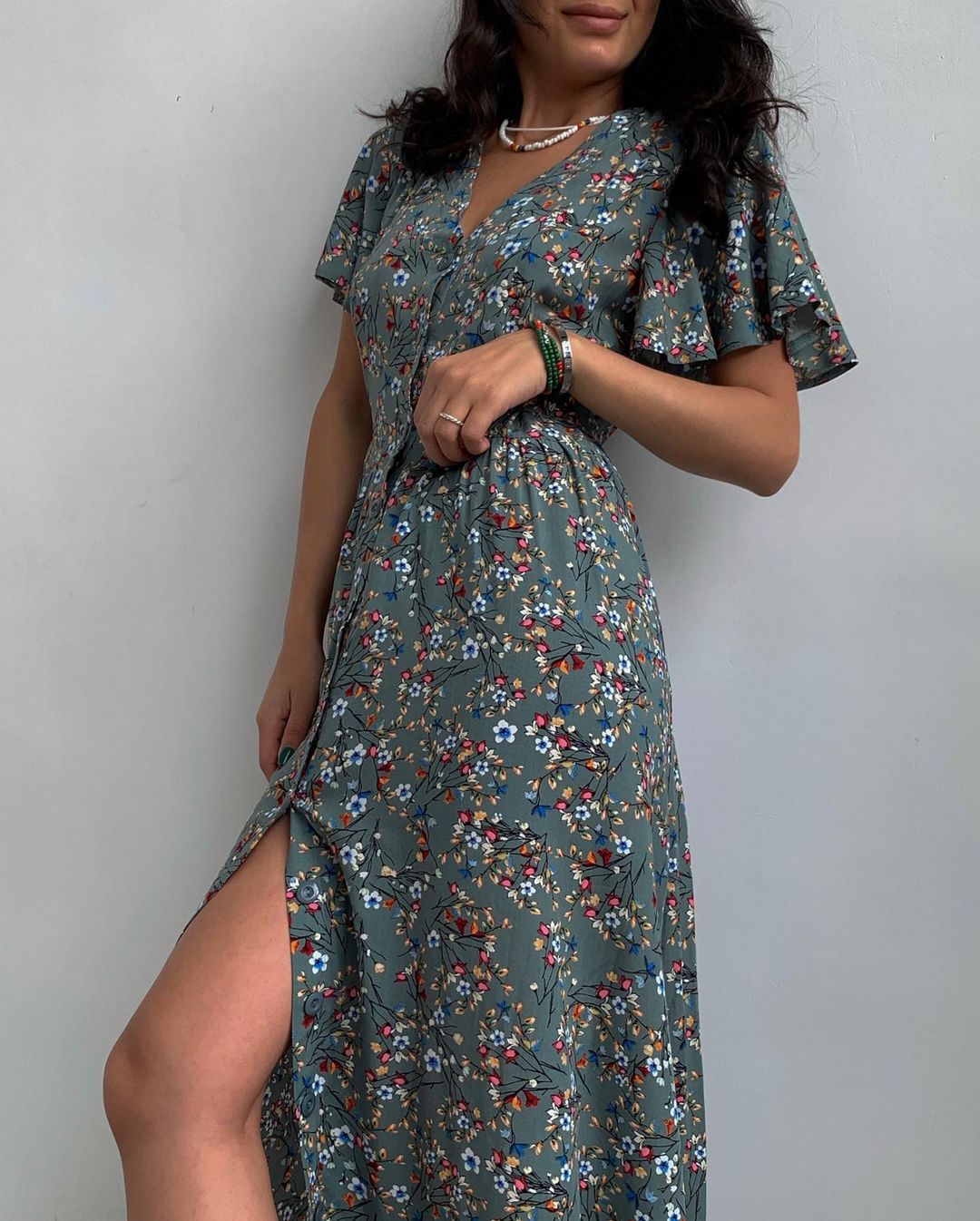 Robe femme été à lacets Style français