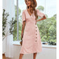 Robe été mi-longue à imprimé Floral