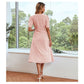 Robe été mi-longue à imprimé Floral