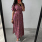 Robe femme été à lacets Style français